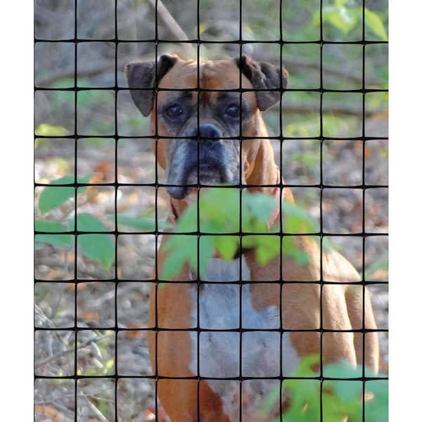 Tenax 15-ft x 3-ft Black Hdpe Extruded Mesh Rolled Fencing with Mesh Size 3/4-in x 1-in