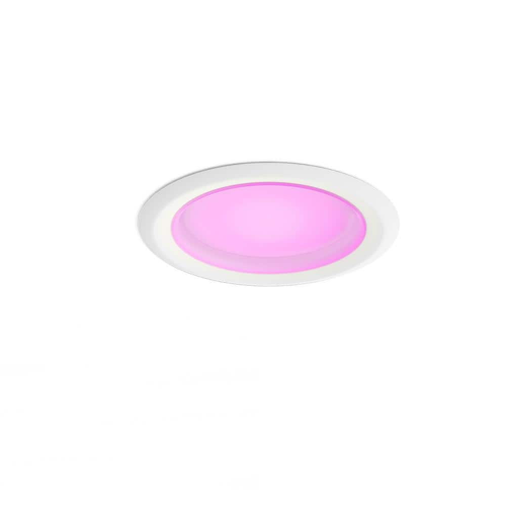 White 4-Inch LED Smart Ceiling Lamp with Voice Control