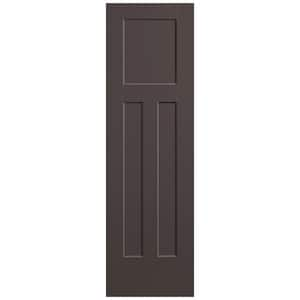 24 in. x 80 in. 3-Panel Winslow Single Bore Hollow Core Willow Wood Molded Composite Interior Door Slab