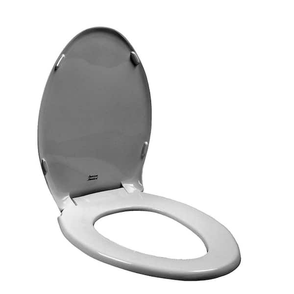 American Standard Cadet Slow Close EverClean Round  Toilet Seat in White 
