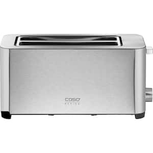 4 Slice, Wide Slot Toaster, Stainless Steel, Cancel, Defrost, Bagel, 6 Browning Settings, Warming Tray