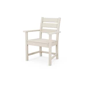 Grant Park Sand Stationary Plastic Outdoor Dining Chair