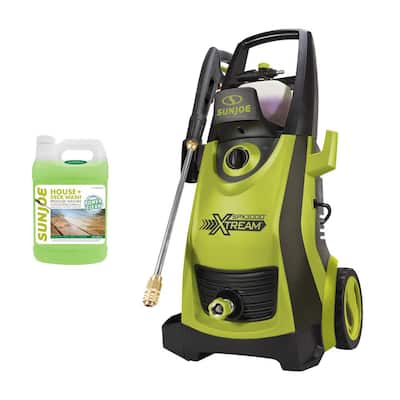 2200 Max PSI 1.65 GPM 13 Amp Cold Water Electric Pressure Washer w/1 Gal. All-Purpose Concentrated Cleaner Included