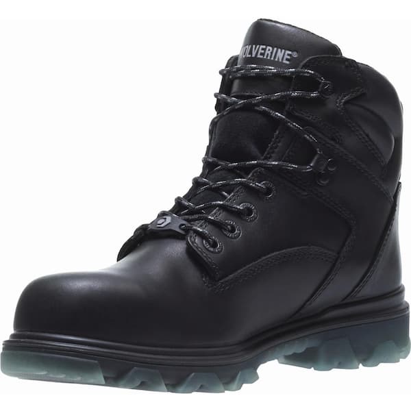 Wolverine I-90 EPX Men's 6 inch Work Boots - Leather Composite-Toe - Black 9.5(M)-W10787 9.5M The Home Depot