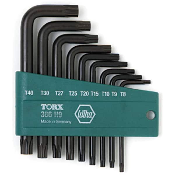 Torx L-Key Short Arm Set (9-Piece)