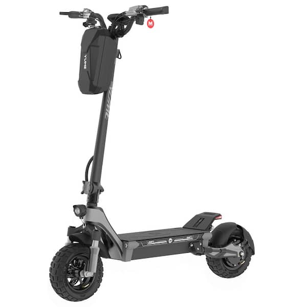 PHNHOLUN Electric Scooter for Adults, 1200-Watt 37 Miles Long Range & 32 mph Top Speed, with 10 in. x 3.75 in. Off Road Tires