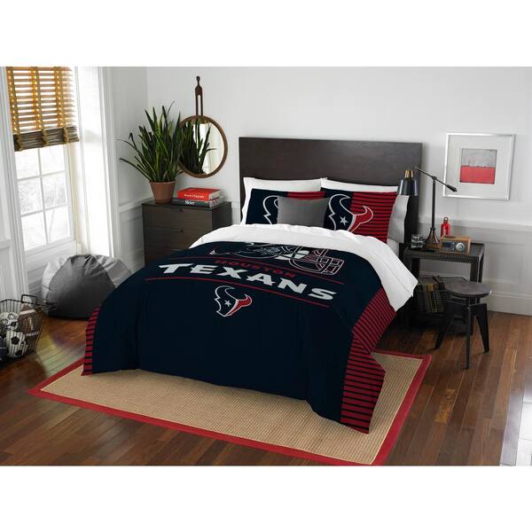 THE NORTHWEST GROUP Texans 3-Piece Multicolored Full Comforter Set