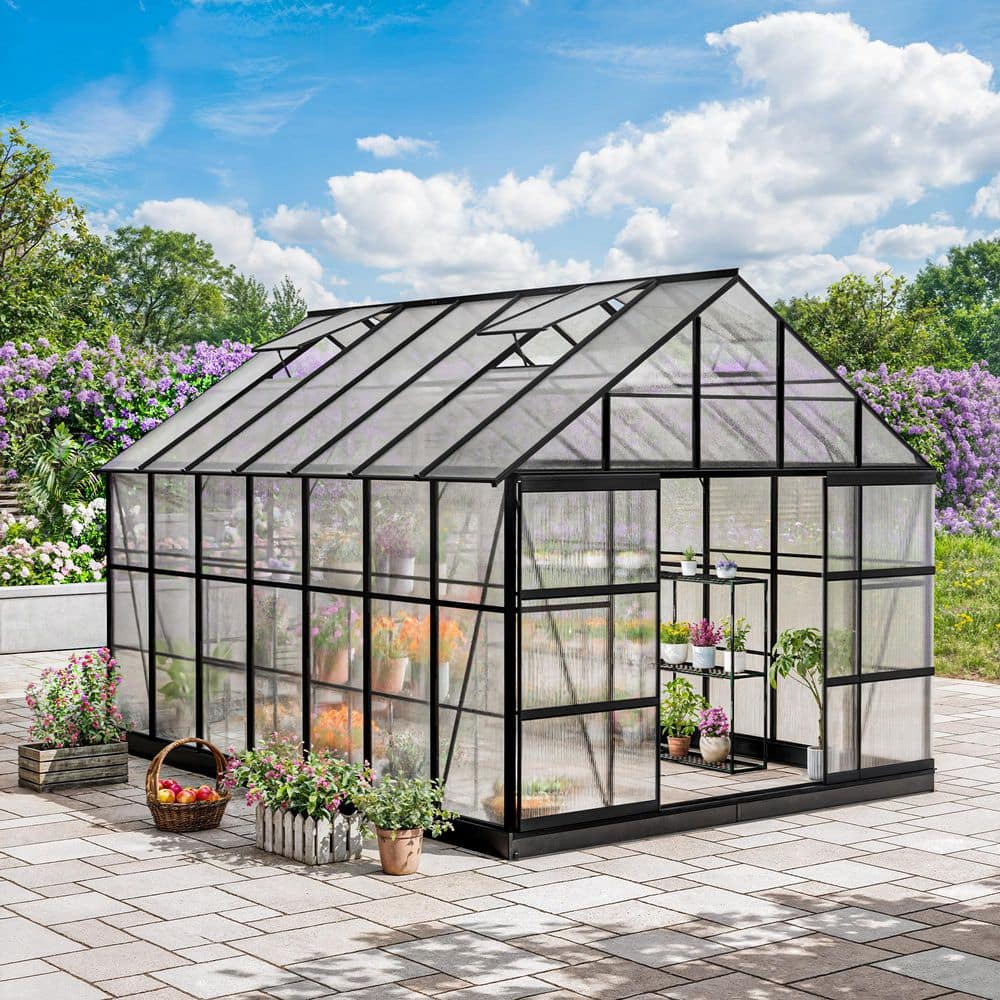 GRIFFIN HARTLAND×VALLICANS×RESISTANT MeetLeisure 10 ft. x 14 ft. Outdoor Walk-In Polycarbonate