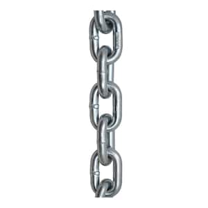 3/8 in. x 15 ft. Grade 30 Proof Coil Chain Zinc Plated Heavy-Duty Carry Bag