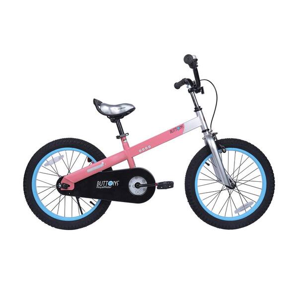 Royalbaby Buttons Kids Bike with 18 in. Wheels in Matte Pink