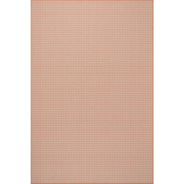 Tirzah Modern Coral 4 ft. x 6 ft. Outdoor Area Rug