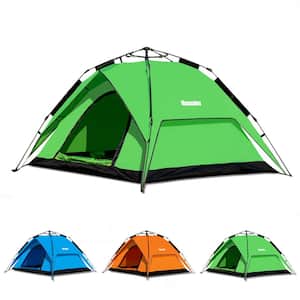 8 ft. x 7 ft. Pop-up 4-Person Dome Camping Tent
