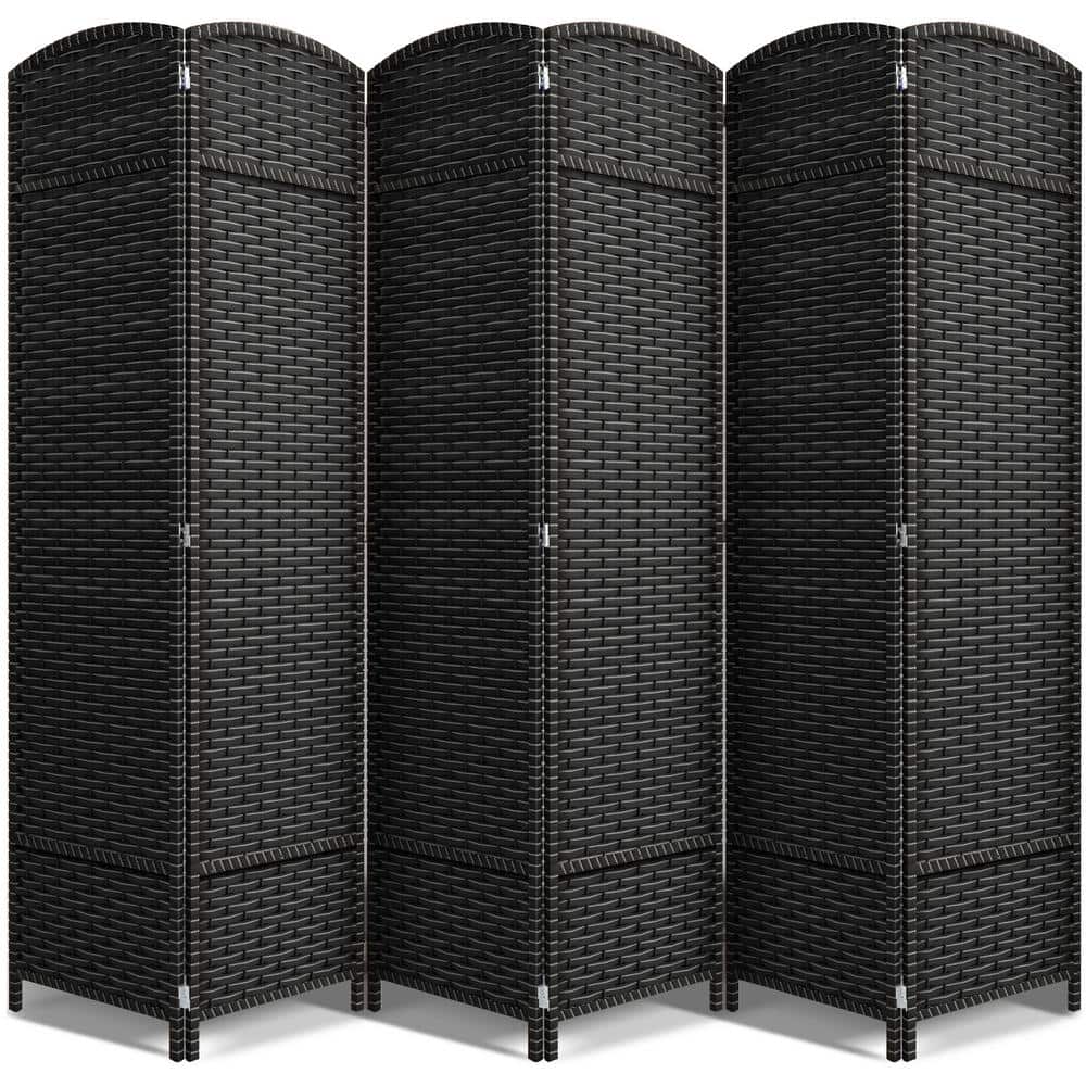 6-Panel Room Divider 6 ft. Tall, Wide Double Hinged Privacy Screen Panels, Partition Room Dividers, Grey w/ White Lines price history on PriceWatchPro