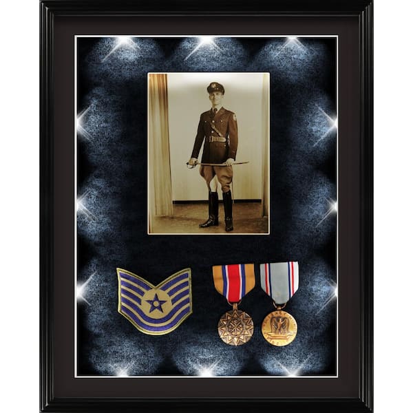 Pinnacle 16. in. x 21 in. LED Shadowbox Display Case Frame