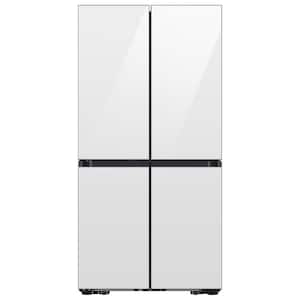 36 in 22 cu. ft. Counter Depth 4-Door French Door Refrigerator in White with Zero Clearance Fit and Sphere Ice