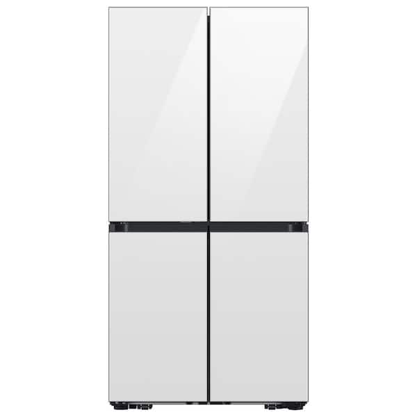 36 in 22 cu. ft. Counter Depth 4-Door French Door Refrigerator in White with Zero Clearance Fit and Sphere Ice