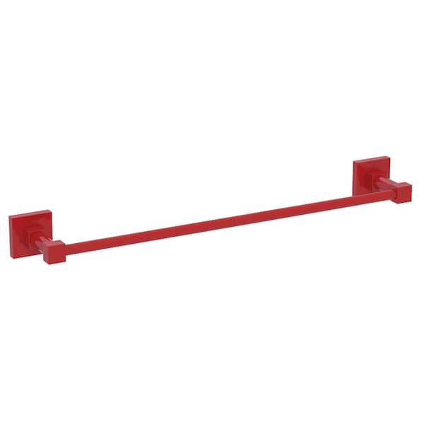 Allied Brass Argo 18 in. Towel Bar in Fire Engine Red