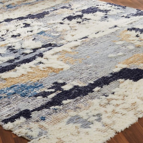 Blue Tones 8 ft. 6 in. x 11 ft. 6 in. Area Rug