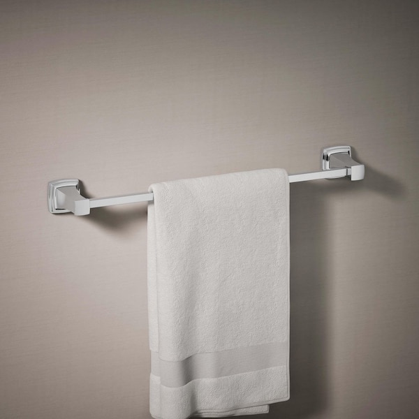 Riff 24 in. Single Towel Bar in Polished Chrome