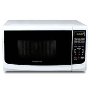 1000-Watt 1.1 Cu. Ft. Countertop Microwave Oven With LED Lighting and Child Lock, White