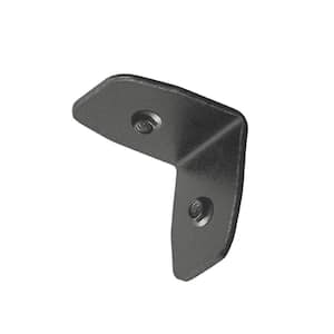 2 in. Black Galvanized Steel Traditional Rafter Clips (12-Pack)