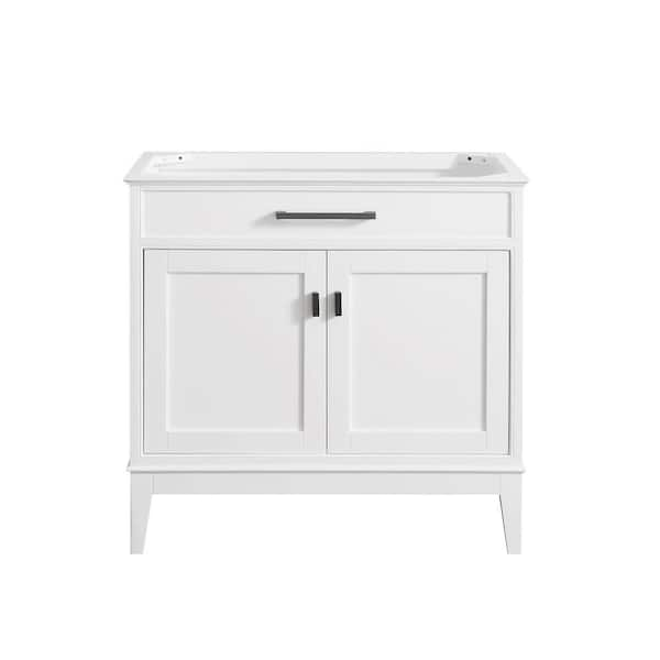 Avanity Madison 36 In W X 21 In D X 34 In H Vanity Cabinet In White