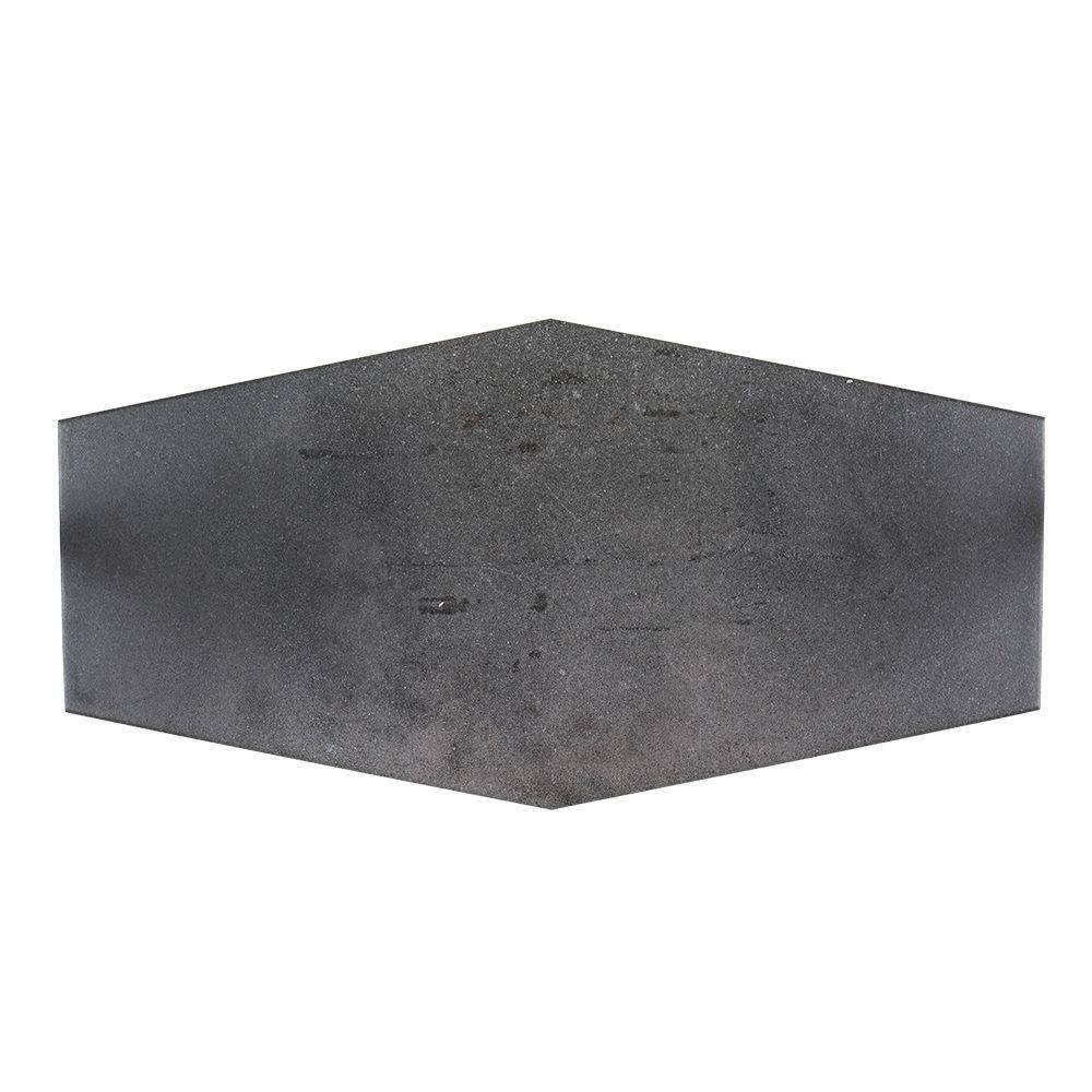 Jeffrey Court Castle Rock Gray 9.5 in. x 19.5 in. Matte Porcelain