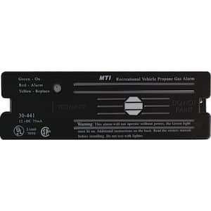 30 Series 12-Volt Safe-T-Alert Surface Mount RV Propane/LP Gas Alarm in Black