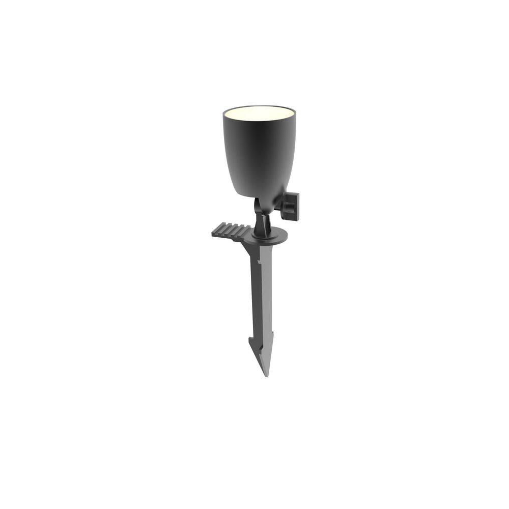 550 Lumens Bronze Plastic Plug-in LED Outdoor Spotlight with 3000K Integrated Bulb 1-Pack price history on PriceWatchPro