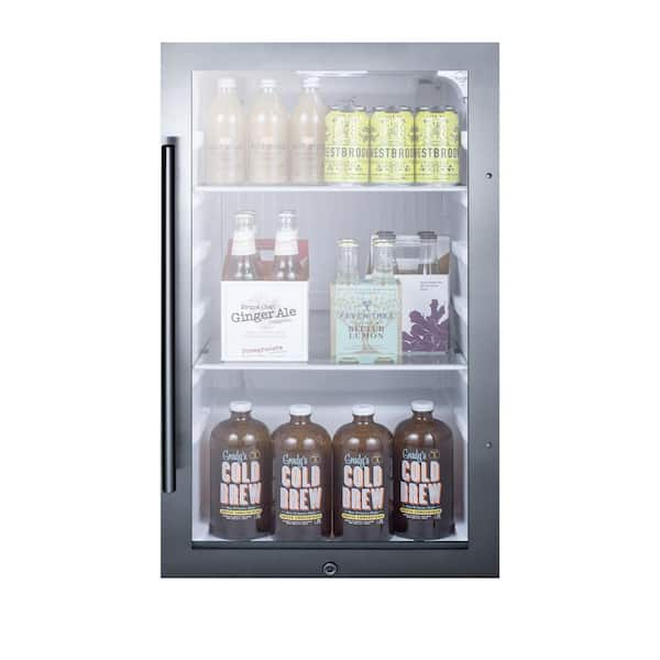 narrow depth mini fridge