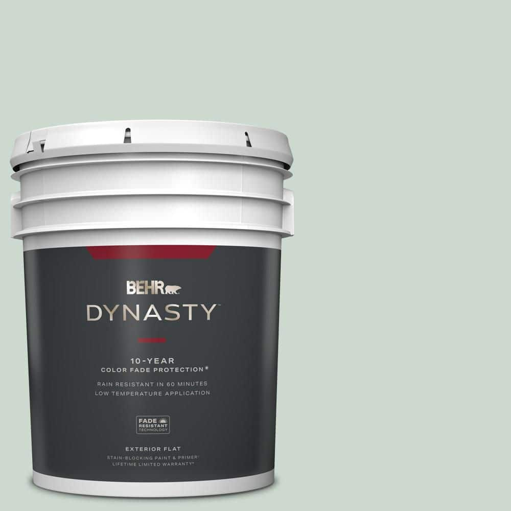 BEHR DYNASTY 5 gal. #MQ3-21 Breezeway Flat Exterior Stain-Blocking ...