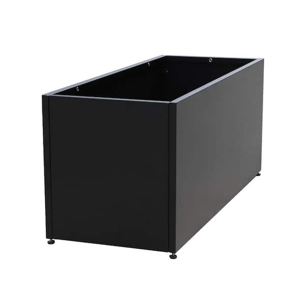 KOZYARD 38 Lx15 Wx16 in. H Large Rectangular Planter Meta Planter