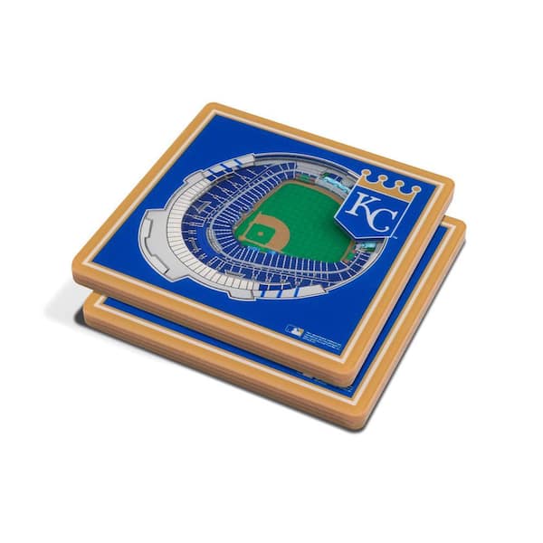 MLB Kansas City Royals 3D StadiumViews Coasters