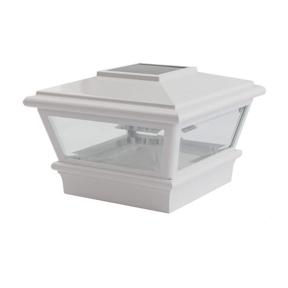 4 in. x 4 in. White Plastic Solar Versa Cap (12 -Pack) price history on PriceWatchPro