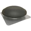 Master Flow 1500 CFM Shingle Match Weathered Wood Power Roof Mount Attic Fan with Humidistat/Thermostat ERV6SMWWHT