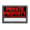 10 in. x 14 in. Aluminum Private Property Sign