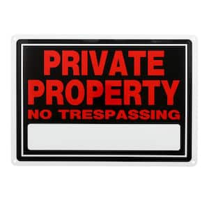 Pack 2 No Entry Private Land Sign Stickers Farm Yard Store Garage FREE POST! 