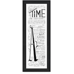 Time For Everything by Unknown 1 Piece Framed Graphic Print Typography Art Print 20 in. x 8 in. .