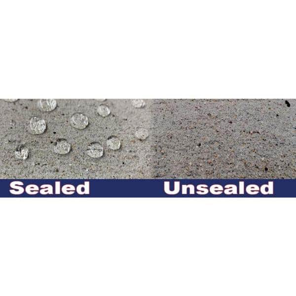 1 Gal. Natural Seal Penetrating Clear Water-Based Concrete and Masonry  Water Repellant Sealer and Salt Protectant