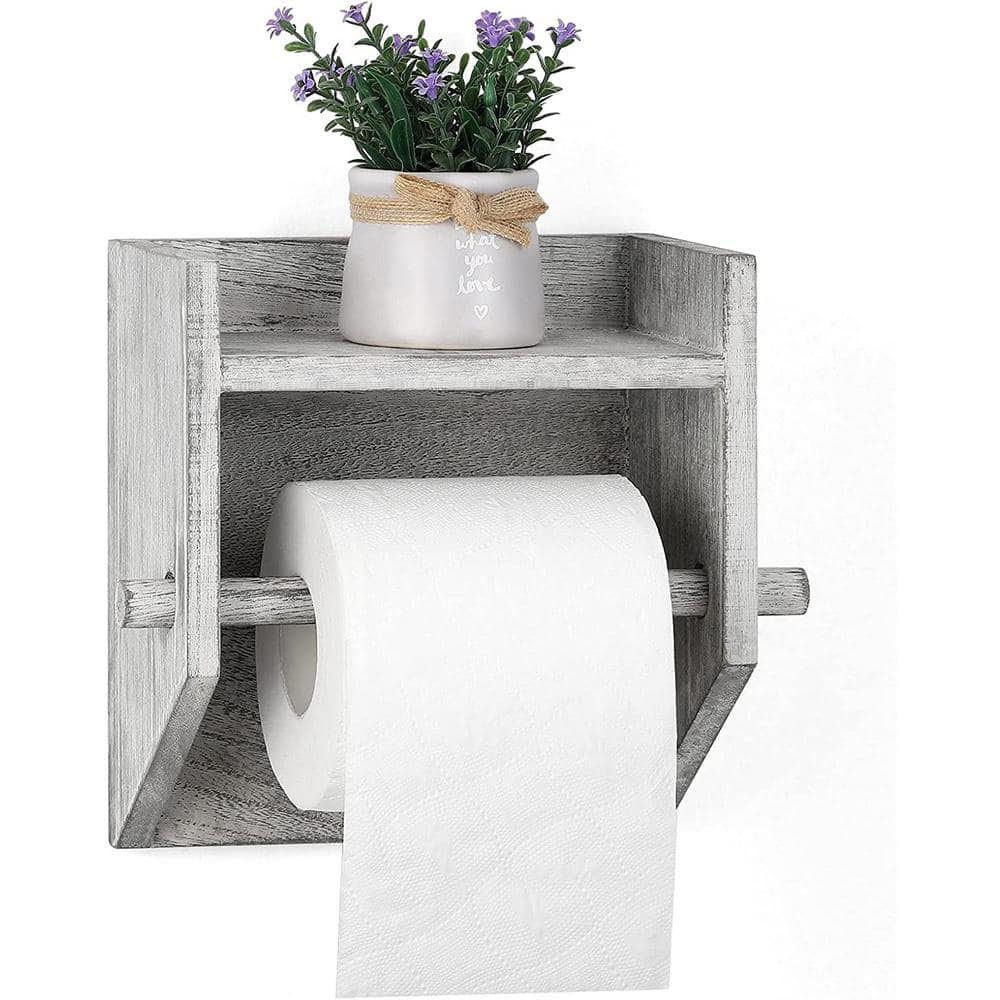 Toilet paper hotsell shelf ,Wood Shelf , Bathroom storage