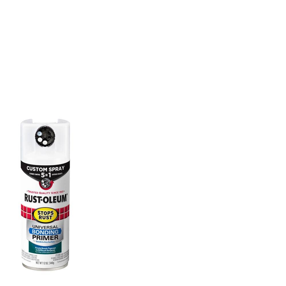RustOleum Stops Rust 12 oz. Custom Spray 5in1 Flat White Universal