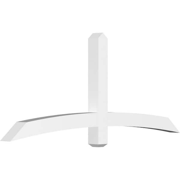 Ekena Millwork Bellingham 72 in. W x 30 in. H x 4 in. D Signature Polyurethane Bracket