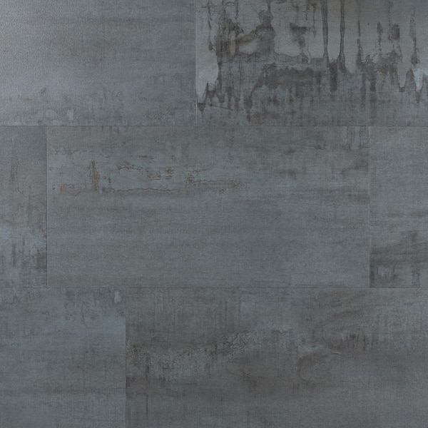 Angela Harris Metallic Oxide 11.9" x 23.9" x 28 MIL Click Lock Luxury Waterproof Vinyl Floor Tile(23.77 sq. ft./Case)