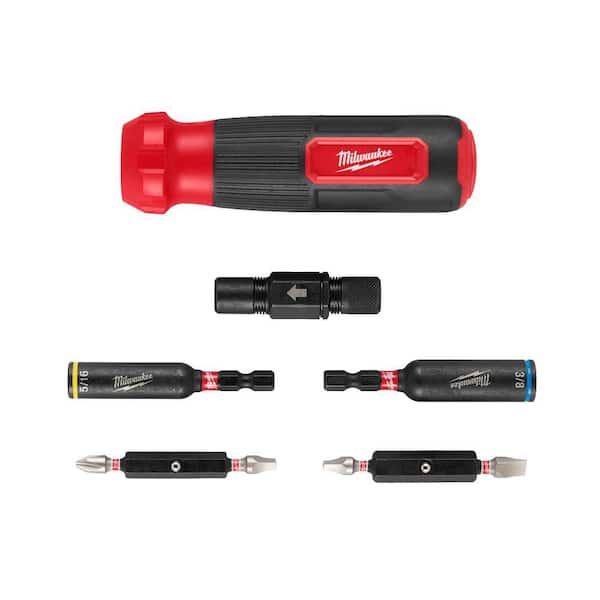 Milwaukee 8-in-1 Multi Bit and Nut Driver with SHOCKWAVE 48-22
