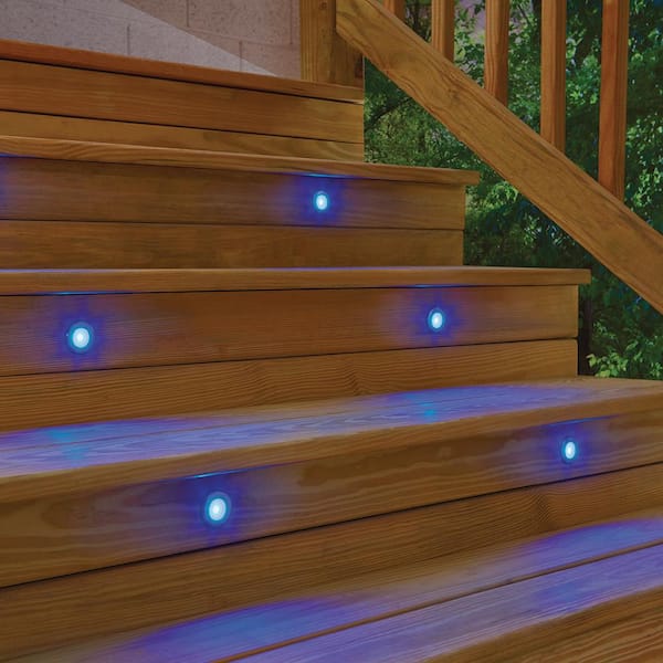 Sumaote LED Deck Stair Lights Kit, 6 Pack Low Voltage Waterproof