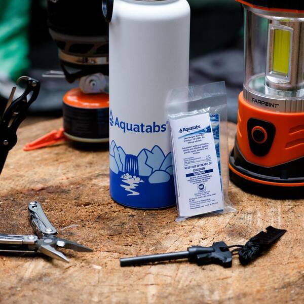 thumbnail image 2 of Aquatabs Water Purification Tablets – 50 Count For Camping & Survival 2 of 5