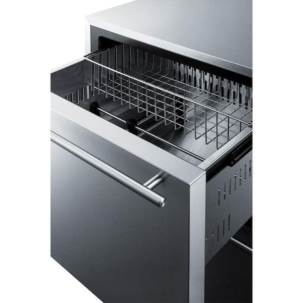 Summit Vt65ml7sstb 24 Commercially Approved Upright Freezer with 3.5