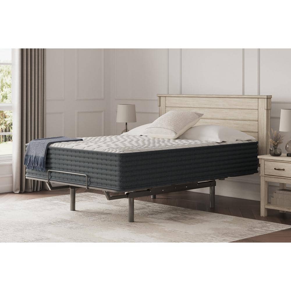Queen White Innerspring Adjustable Bed Mattress