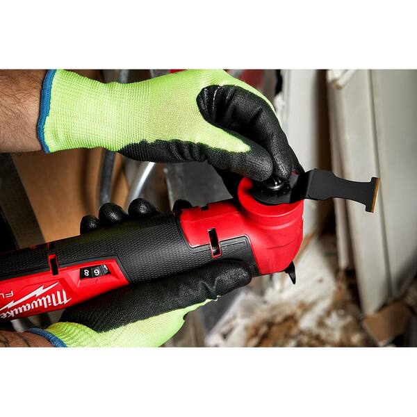 Milwaukee - M12 FUEL 12-Volt Lithium-Ion Cordless Oscillating Multi-Tool Kit with 4.0 Ah Battery, Charger, Accessories and Tool Bag