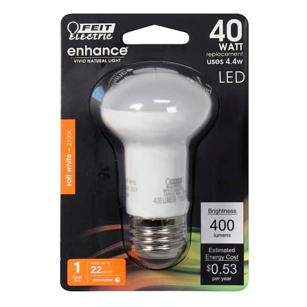 Feit Electric 40-Watt Equivalent R16 Dimmable CEC Title 24 Compliant LED ENERGY STAR 90+ CRI Flood Light Bulb, Soft White